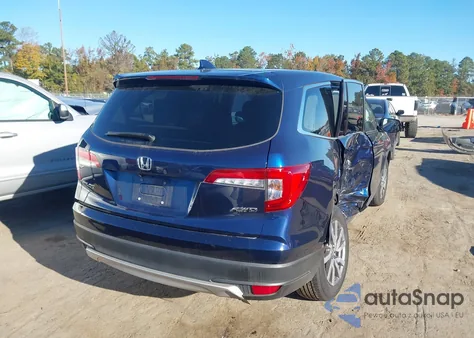 2020 Honda Pilot Awd Ex-L z USA, uszkodzony, nr VIN 5FNYF6H57LB037654